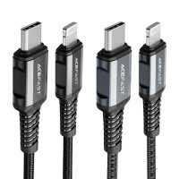 Кабель Acefast C1-01, Type-C to Lightning, 1m, PD 30W Max, Black 1