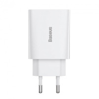 Мережевий Зарядний Пристрій Baseus Speed Mini Quick Charger, PD 20W, White 1