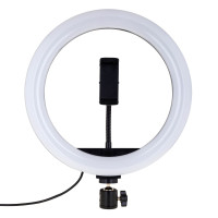 Кільцева лампа RGB MJ26 26cm Black