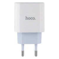Мережевий зарядний пристрій Hoco C76A Plus, PD 20W, White 1