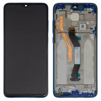 Дисплейний модуль для Xiaomi Redmi Note 8 Pro, dual SIM, з рамкою, High Copy, Blue