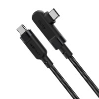 Кабель Acefast C5-03, Type-C to Type-C, 2m, 100W, 5A, Black 1