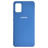 Чохол Silicone Case for Samsung A51 Blue (3)