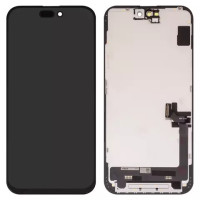 Дисплейний модуль для iPhone 15 Plus, Copy, TFT, JK, Black
