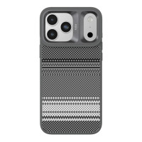 Чохол Kajsa Resort Collection Gradient Stripe with MagSafe для iPhone 17 Pro Max, Gray B-Ring