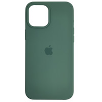 Чехол Copy Silicone Case iPhone 12/12 Pro Wood Green (58)