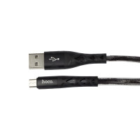 Кабель Hoco U105 Treasure jelly Micro 1.2m Black