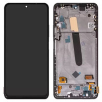 Дисплейний модуль для Xiaomi Mi 11i, Poco F3, з рамкою, High Copy, OLED, Black
