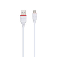 Мережевий зарядний пристрій Borofone BA21A, Cable Micro, QC 3.0, PD 18W, White 3