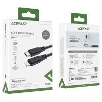 Кабель Acefast C3-01, Type-C to Lightning, 1m, 30W, Black 2