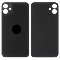 Задня кришка для iPhone 11, Original PRC, Big Hole, Black