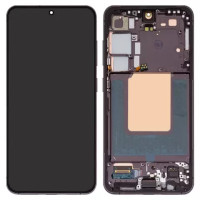 Дисплейний модуль для Samsung S921 Galaxy S24, з рамкою, Original Ref., Black