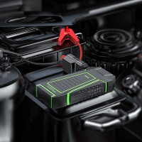 Автомобільний пусковий пристрій Hoco QS1 Spring, 10000mAh, Black 1