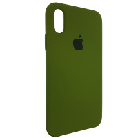 Чохол Copy Silicone Case iPhone X/XS Dark Green (48)