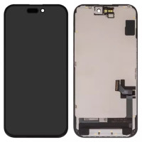 Дисплейний модуль для iPhone 15, Copy, TFT, ZY, LTPS FHD, Black