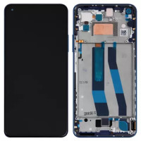 Дисплейний модуль для Xiaomi Mi 11 Lite 5G NE, з рамкою, Original PRC, Jazz Blue