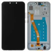 Дисплейний модуль для Huawei Nova 3i, P Smart Plus, з рамкою, High Copy, Pearl White