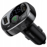FM-модулятор Baseus T typed Bluetooth MP3 charger with car holder(Standard edition)Black 1