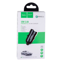 Автомобільний зарядний пристрій Hoco Z32 Speed Up, QC 3.0 18W, Black 2