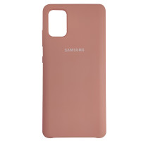 Чохол Silicone Case for Samsung A51 Light Pink (12)