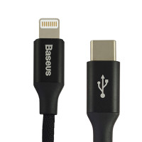 Кабель Baseus Yiven Cable Type-C to Lightning 1m, 2A, Black