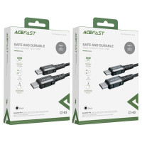 Кабель Acefast C1-03, Type-C to Type-C, 1m, 60W Max, Black 3