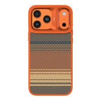 Чохол Kajsa Resort Collection Gradient Stripe with MagSafe для iPhone 17 Pro Max, Orange Plus B-Ring