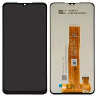 Дисплейний модуль для Samsung A022F Galaxy A02, A125F Galaxy A12, A326 Galaxy A32 5G, Copy, Black
