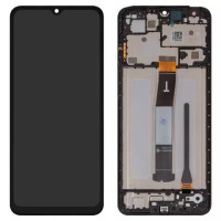 Дисплейний модуль для Xiaomi Redmi 12C, з рамкою, Original PRC, Black