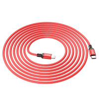 Кабель Hoco X14, Type-C to Lightning, 3m, PD 20W, Red 3