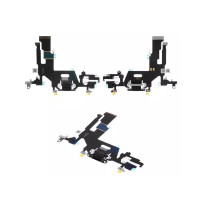 Шлейф для iPhone 11, з роз'ємом зарядки та мікрофоном, High Copy, Black