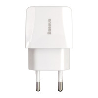 Зарядний пристрій Baseus Mini Dual USB Charger 2xUSB, 2.1A, White