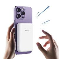 Універсальна мобільна батарея Recci RPB-W11, Wireless Charging with MagSafe, 15W, 5000 mAh Black 2