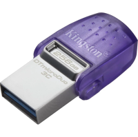Флешка Kingston DT microDuo 3C, USB 3.2, 256GB, Purpule 1