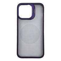 Чохол Defense Case Camera Stand with Camera Glass iPhone 15 Pro Purple