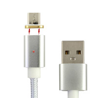 Кабель Magnetic Cable Micro 1m, 2.4A, Silver