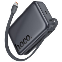 Універсальна мобільна батарея Hoco Q44A, 20000mAh, PD 22,5W, Super Fast Charge, Gray