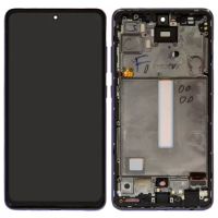 Дисплейний модуль для Samsung A525 Galaxy A52, з рамкою, High Copy, OLED 6,42", Purpule