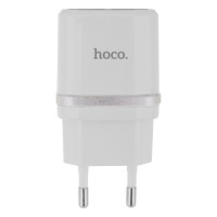 Мережевий Зарядний Пристрій Hoco C12 2 USB White