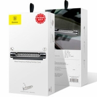 Паркувальна карта Baseus Temporary Parking Number Card Black 4