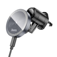 Автотримач Hoco HW6, Wireless Charging with MagSafe Dark Gray