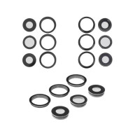 Скло камери для iPhone 11 Pro, з рамкою, комплект 6 шт.,Space Gray