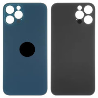 Задня кришка для iPhone 12 Pro Max, зі склом камери, Small Hole, Pacific Blue