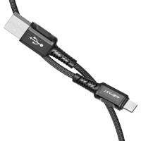 Кабель Acefast C1-02, Lightning, 1m, 2.4A, Black 1