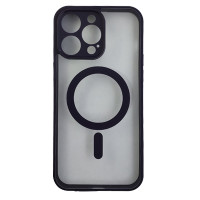 Чохол Transparante Case with MagSafe для iPhone 15 Pro Max Purpule