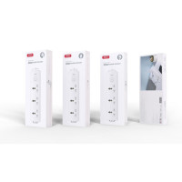 Мережевий подовжувач XO WL17, 3xSocket, 2m, White 2