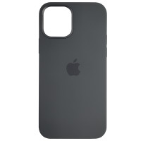 Чохол HQ Silicone Case iPhone 12 Pro Max Black (без MagSafe)