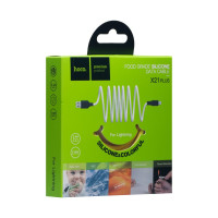 Кабель Hoco X21 Plus, Lightning, 1m, Black-Red 8