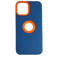 Чохол Silicone Hole Case iPhone 13 Blue