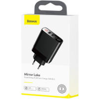 Зарядний Пристрій Baseus Mirror Lake 4 USB, 30W, CCJMHB-B, Black